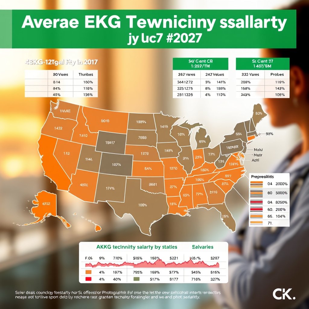EKG technician salary by state 2027